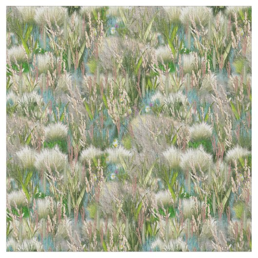 野生のエコフレンドリーの花と春 ファブリック (クローズアップ)