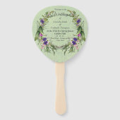 野生のエコフレンドリー春の花 ハンドファン (正面)