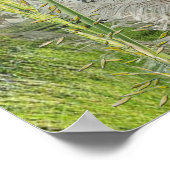 野生のエコフレンドリー春の花 ポスター (角)