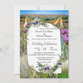 野生のエコフレンドリー春の花 招待状 (正面)