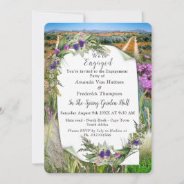 野生のエコフレンドリー春の花 招待状