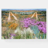 野生のエコフレンドリー草と春の花 ゲストブック (裏面)