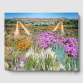 野生のエコフレンドリー草と春の花 ゲストブック (裏面)