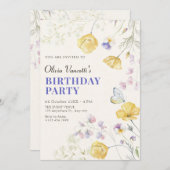 野生のエレガントフローラ 招待状 (正面/裏面)