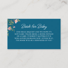 野生のエレガント花の赤ちゃんシャワー エンクロージャーカード
