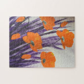 野生のオレンジケシ ジグソーパズル (横)