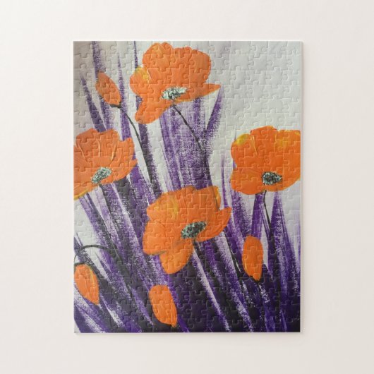 野生のオレンジケシ ジグソーパズル (縦)
