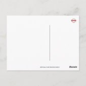 野生のオレンジ色のポピーの花(NZ)はがき ポストカード (裏面)