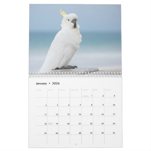 "野生のオーストラリア"のオーストラリアの野性生物のカレンダー カレンダー (1月 2026)