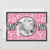 野生のカップケーキCPの招待状カードB1 招待状 (正面)