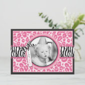 野生のカップケーキCPの招待状カードB1 招待状 (スタンド正面)