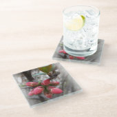 野生のカモメ ガラスコースター (アングル)