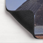 野生のカラスと屋根の野生動物の写真ギフト マウスパッド (コーナー)