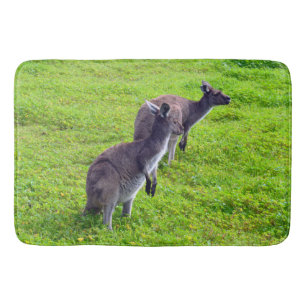 野生のカンガルー、大きな記憶泡バスマット バスマット