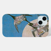 野生のガチョウが三飛んでいるつ下に Case-Mate iPhoneケース (裏面 (横))