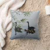 野生のガチョウ枕 クッション (ブランケット)