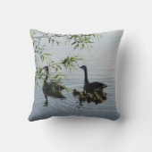 野生のガチョウ枕 クッション (裏面)