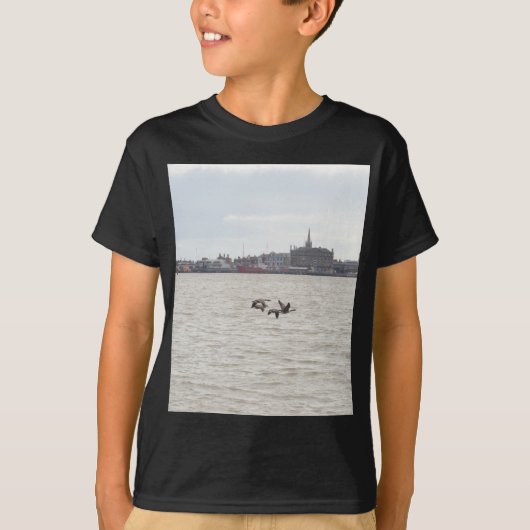 野生のガチョウ Tシャツ (正面)