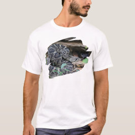 野生のガラガラヘビ Tシャツ