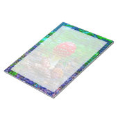 野生のキノコが並ぶ – 11インチx 8.5インチメモ帳 ノートパッド (アングル)