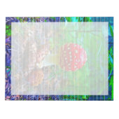 野生のキノコが並ぶ – 11インチx 8.5インチメモ帳 ノートパッド (正面)