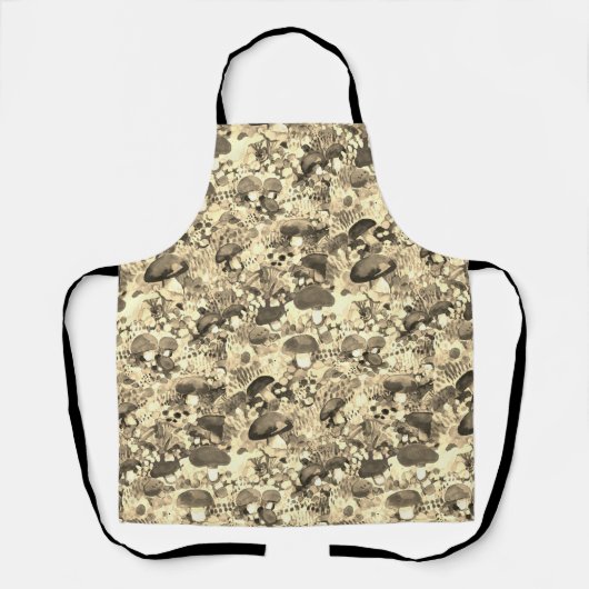 野生のキノコのエプロン エプロン (正面)
