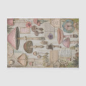 野生のキノコのポスターの切り離し 薄葉紙 (正面)