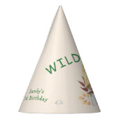 野生のキノコの最初の誕生日パーティー パーティーハット (左)