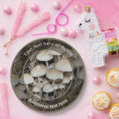 野生のキノコの自然パーソナライズされたパーティー ペーパープレート (パーティー)