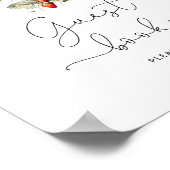 野生のキノコはゲストブックポスターにサインして ポスター (角)