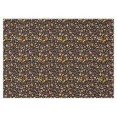 野生のキノコは黒 テーブルクロス (正面(横))