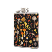 野生のキノコは黒 フラスク (左)