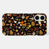 野生のキノコは黒 Case-Mate iPhoneケース (裏面 (横))