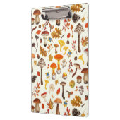 野生のキノコをオフに白 クリップボード (左)