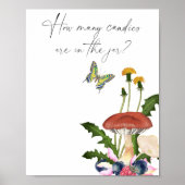 野生のキノコキャンディの数を推測 ポスター (正面)