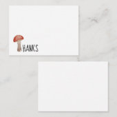 野生のキノコ感謝ノートカード ノートカード (正面/裏面)