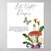 野生のキノコ深夜おむつゲーム ポスター (正面)