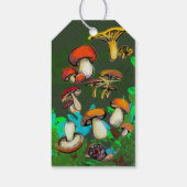 野生のキノコ ギフトタグ (裏面)