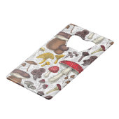 野生のキノコ クレジットカード栓抜き (正面アングル)