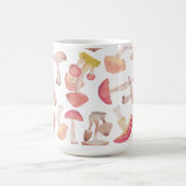 野生のキノコ コーヒーマグカップ (中央)