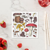 野生のキノコ スタンダードカクテルナプキン (インサイチュ)