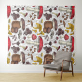 野生のキノコ タペストリー (インサイチュ(横))