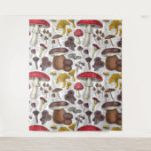 野生のキノコ タペストリー (正面)