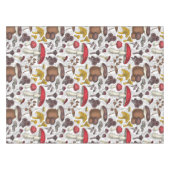 野生のキノコ テーブルクロス (正面(横))