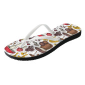 野生のキノコ ビーチサンダル (アングル)