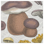 野生のキノコ ファブリック (見本)