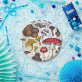 野生のキノコ ペーパープレート (パーティー)