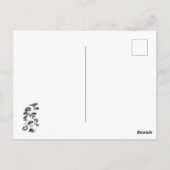 野生のキノコ ポストカード (裏面)