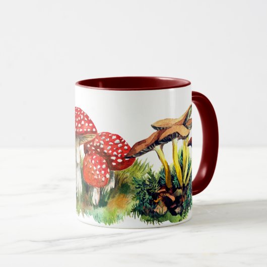 野生のキノコ マグカップ (正面右)