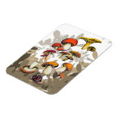 野生のキノコ マグネット (左側)